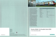 Siemens data-sheet of 2009, Desiro RABe 514 Double-Deck EMU (for SBB CFF FFS)
