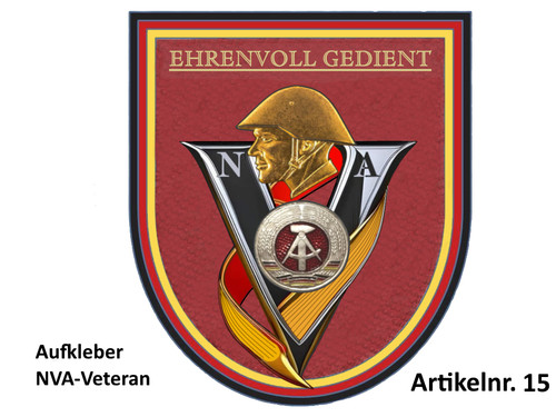 Aufkleber traditionspflege nva - aufkleber,