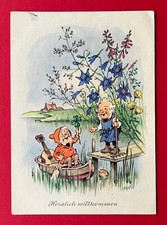 Künstler AK um 1955 Zwerg