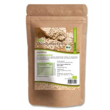Mynatura Bio Quinoaflocken 1KG Snack Quinoa Vegan Getreide Pflanzenflocken