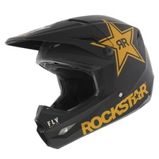 Fly Racing Kinetic MX Helmet Rockstar matt black gold