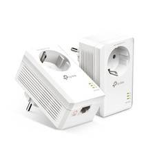 TP-Link TL-PA7019P KIT AV1000 Gigabit Powerline Adapter Kit mit Steckdose Weiß