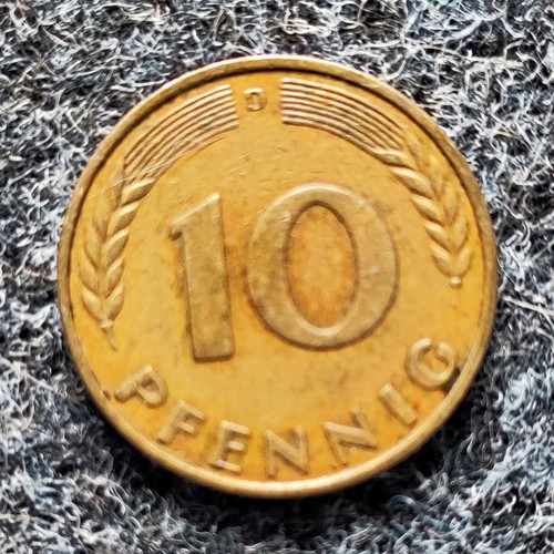 Pfennig münze - 10,