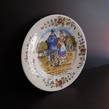 Teller Plate Keramik Porzellan Normandie Calvados France Vintage Deko N3971