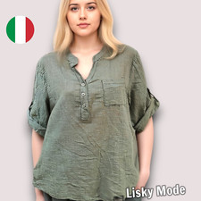 Italy bluse oversized - oversized, damen