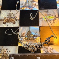 Collier jugendstil 835er - jugendstil,