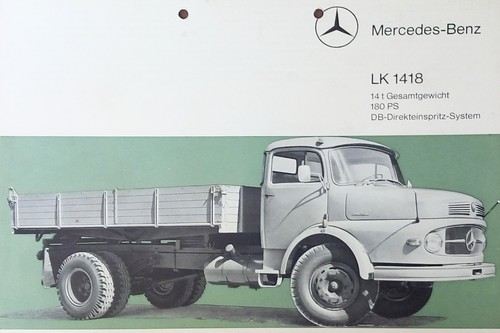 Mercedes benz lkw - lk, 1418