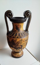 Vase Griechisches Motiv Braun