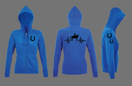 Sweatjacke royalblau blau