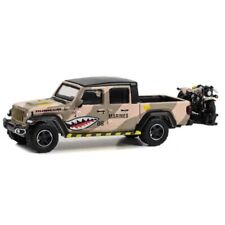JEEP Gladiator Rubicon + Motorcycle - 2020 - Marines - Greenlight 1:64