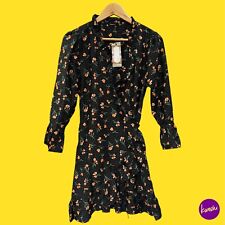 BOOHOO Damen Wickel-Minikleid