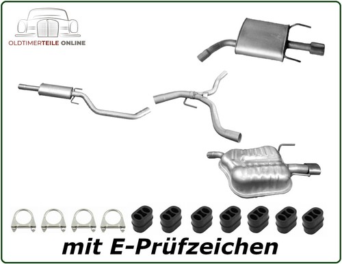 Auspuff set opel - auspuff, vectra
