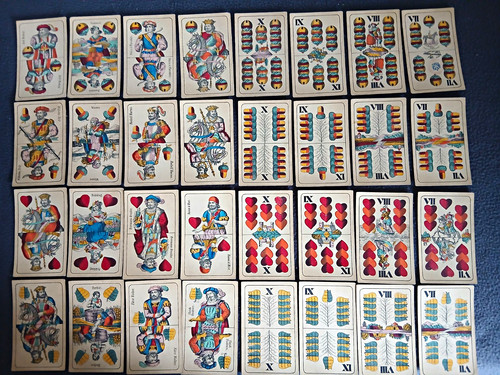 Antik kartenspiel piatnik - kartenspiel, &