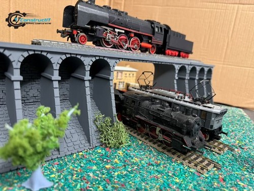 Viadukt tunnelportal mit - viadukt,,