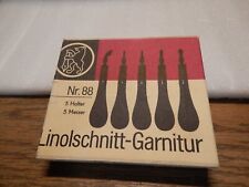 DDR  Linolschnitt  Garnitur  unbenutzt    guter Zustand