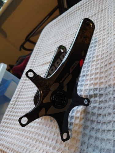 Sram red carbon kurbelgarnitur - red,