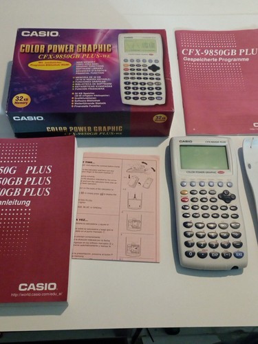 Casio cfx 9850gb - plus, power
