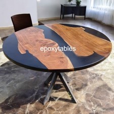 Schwarze runde Epoxidharz