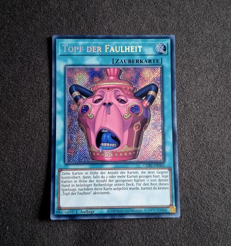 Topf der faulheit oh - faulheit, yu-gi-oh