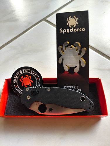 Spyderco manix plain g10 - manix,
