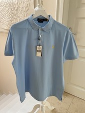 Polo Ralph Lauren Poloshirt, Slim Fit Stretch , Farbe: Blau- Hellblau, Größe: XL