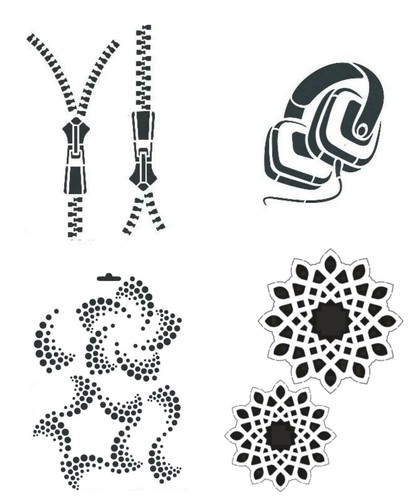 Schablone young style - young, trend