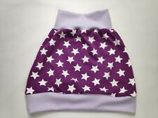 Rock handmade lila weiße Sterne Sommerrock Winterrock, 
