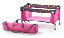 Puppen-Reisebett Funny Pink