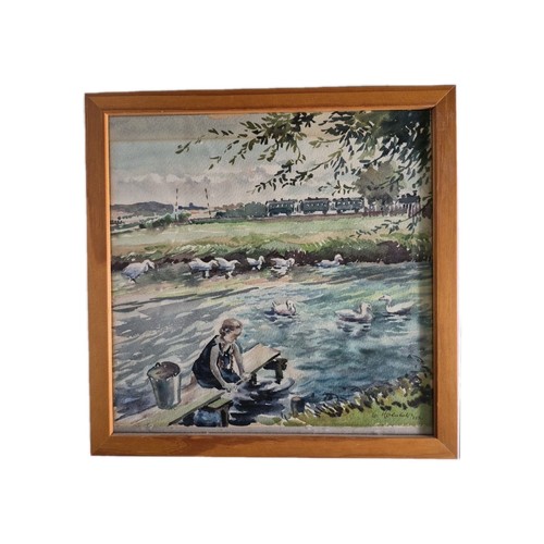 Aquarell bild original - aquarell,