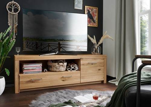 Board 170x56cm massivholz - tv,