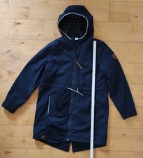 Yigga Mantel Jacke Dunkelblau