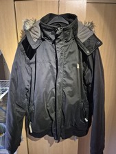 Bench Winterjacke Herren Größe L Schwarz  Grau