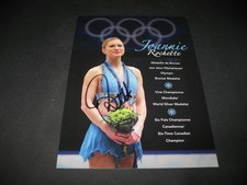 Joannie Rochette CAN 3.OS 2010 Eiskunstlauf 13x18 Autogrammkarte ORIGINAL