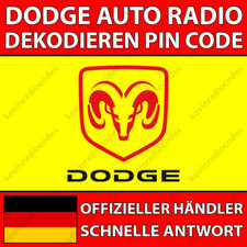 Dodge radio dekodieren pin - radio,