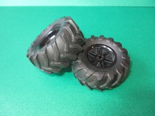 2 Lego Technic Rad Reifen 56 x 26 Traktor Schlepper Profil 70695 56145 (110123Q)