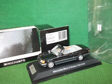 1: 43 Mercedes-Benz E 200 E 220 E 320 Cabriolet W124 blauschwarz 1994 MINICHAMPS