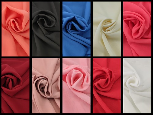 Chiffon stoff meterware - chiffon,