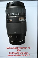 Makroobjektiv Tamron 70 - 300