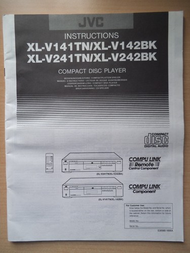 Player jvc v141 tn - cd-player,
