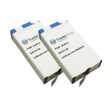 2x Li-Ion Akku 1650mAh für