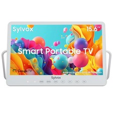 15,6 Zoll 12V Tragbarer TV Kleine Wasserdicht Outdoor Fernseher Wiederaufladbar