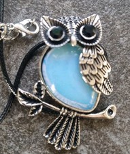 Eule 4x5 cm Halskette ca. 50