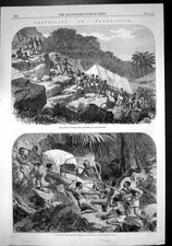 Antique Old Print Madagascar