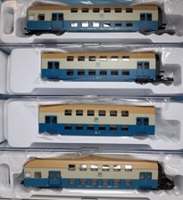 Spur TT Arnold HN9521 Doppelstockwagen 4 Teilig EP. 4 unbespielt OVP blau-beige