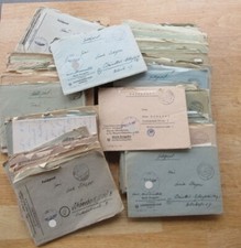Großer Nachlass 180 Feldpostbriefe Oberfeuerwerker der Heeres Annahmestelle