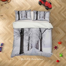 3D Schnee Wald Landschaft
