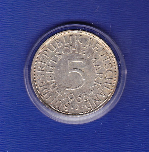 Silbermünze - 5, dm