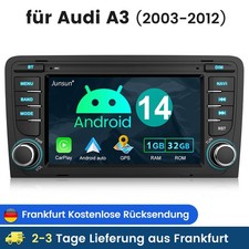 32GB Für Audi A3 8P 2003-2012 Autoradio Android GPS SAT NAVI BT Carplay SWC WIFI