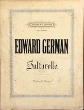 Edward German Saltarelle für Violine und Klavier Augener Nr. 7370