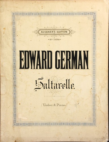 Edward german saltarelle - edward, für